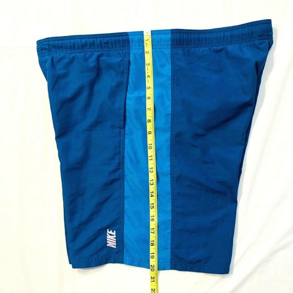 Vintage Nike Spell Out Mesh Lined Swim Trunks‎ L - Picture 12 of 12